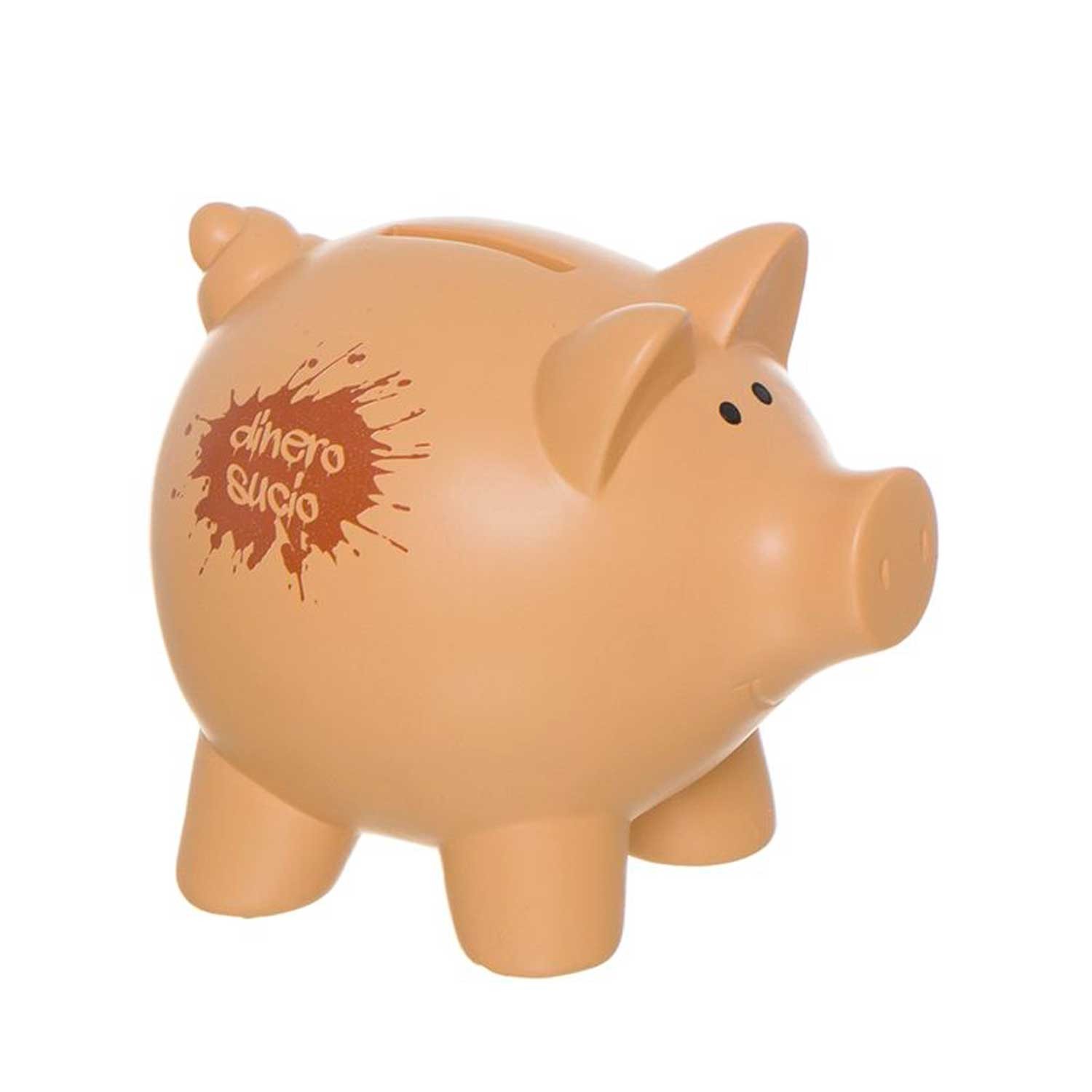 HUCHA CERDITO CERÁMICA DINERO SUCIO 14X15X12CM