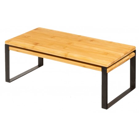 ESTANTE ORGANIZADOR COCINA BAMBÚ NATUR APILABLE SET 2