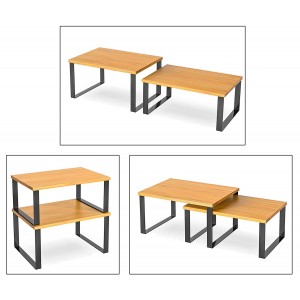 ESTANTE ORGANIZADOR COCINA BAMBÚ NATUR APILABLE SET 2