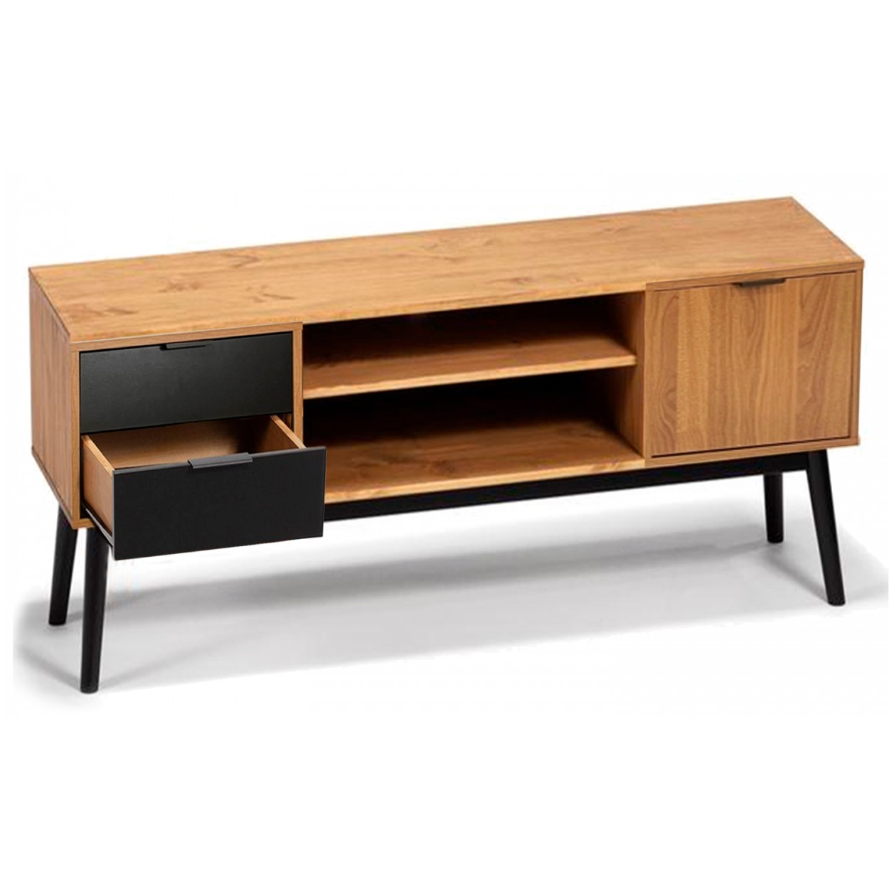 MUEBLE TV MADERA KYLE 140X37X52CM