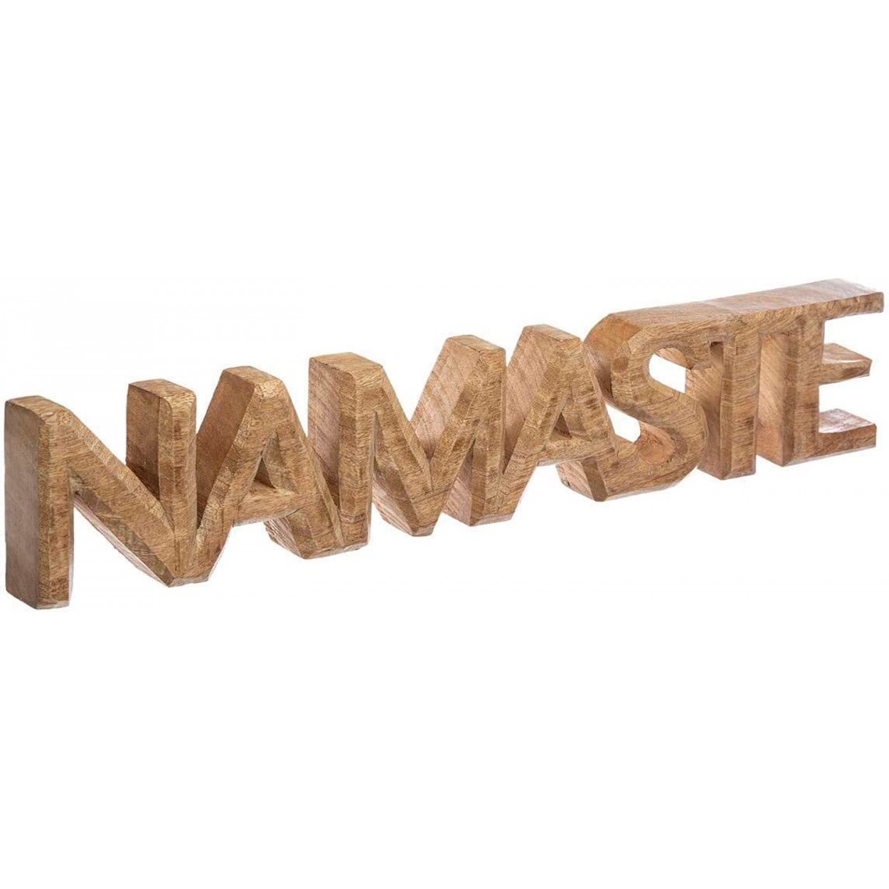 LETRAS NAMASTE FIGURA DECORATIVA 54X3,5X10CM