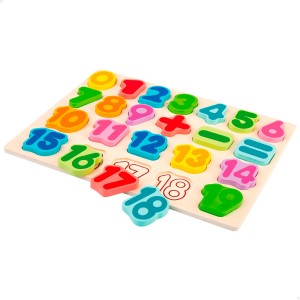 PUZZLE NUMEROS MADERA...
