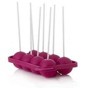 Moule cakepop silicone rose...