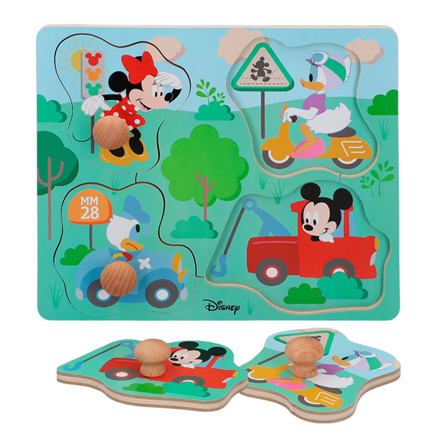 PUZZLE AMIGOS MICKEY COLOCA PIEZAS