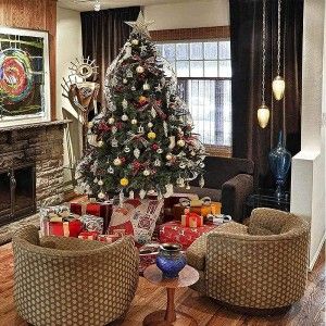 *TARA* BOLAS DE NAVIDAD ROJAS Y DORADAS SET 17 Ø3CM