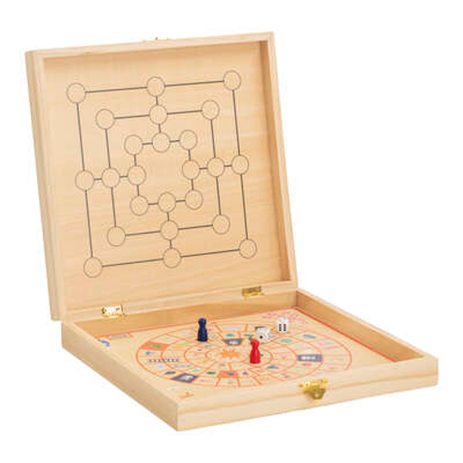 CAJA JUEGOS CLÁSICOS MADERA