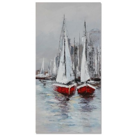 CUADRO DECORATIVO LIENZO VELERO 60X2,8X120CM