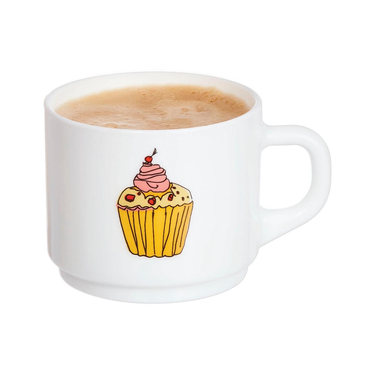 TAZA DESAYUNO BLANCA MUFFIN 22CL