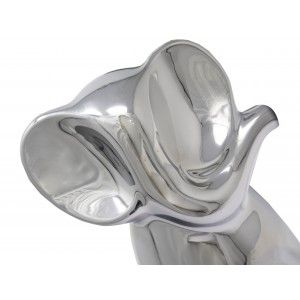 Set di 2 figure Ceramica Argento Elephant (19,5 cm e 23 cm) 
