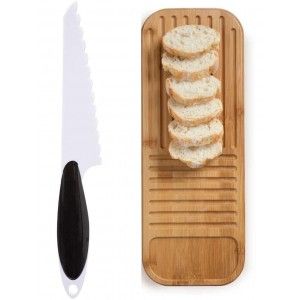 *TARA* PANERA BAGUETTE CON CUCHILLO + TABLA