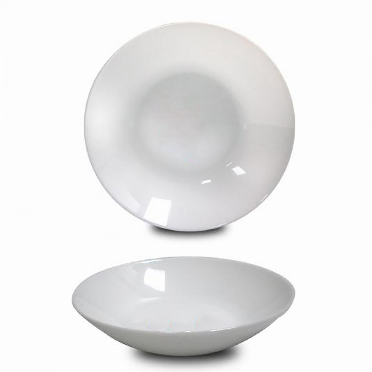 PLATO HONDO BLANCO 20 CM