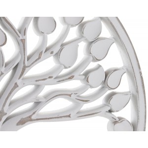 DECORACIÓN PARED RETABLO TALLADO CIRCULAR MDF ÁRBOL DE LA VIDA 39X39CM