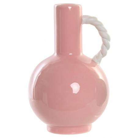 JARRÓN DECORATIVO ALTO BOTELLA VINTAGE ASA 11X10,5X17CM