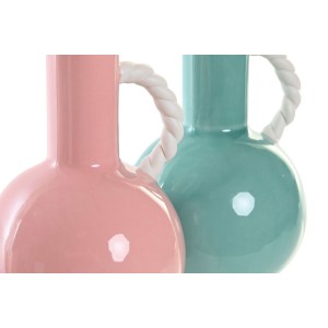 JARRÓN DECORATIVO ALTO BOTELLA VINTAGE ASA 11X10,5X17CM