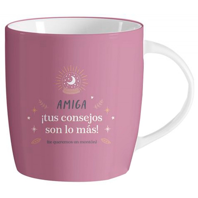 TAZA MUG AMIGA CONSEJOS CERÁMICA 350ML