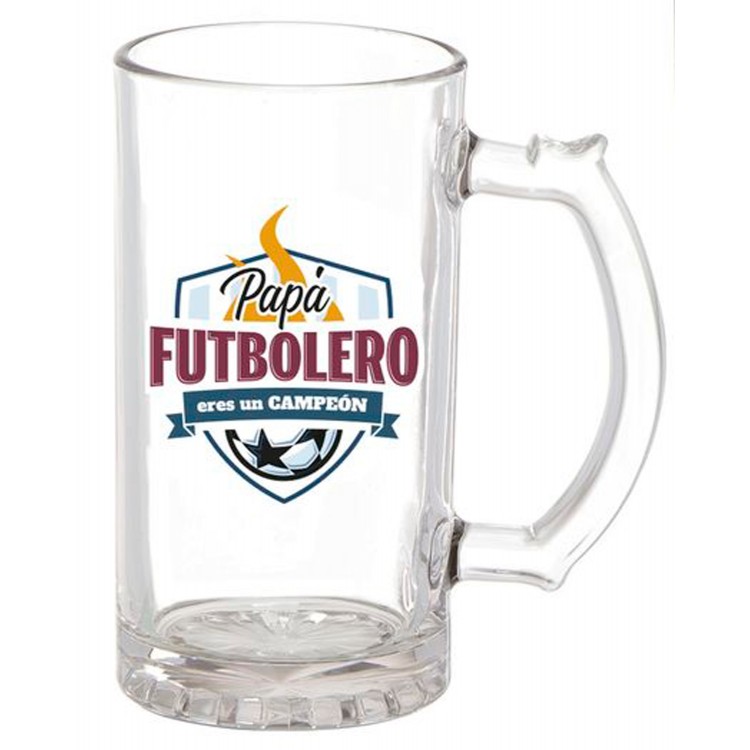 JARRA CERVEZA PAPA FUTBOLERO 500ML