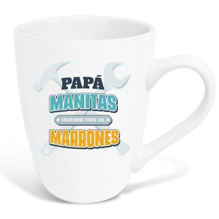 TAZA MUG PAPA MANITAS CERÁMICA 350ML
