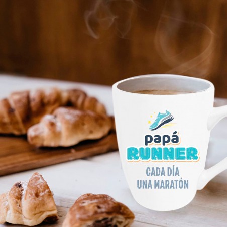 TAZA MUG PAPA RUNNER CERÁMICA 350ML