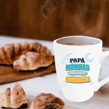 TAZA MUG PAPA MANITAS CERÁMICA 350ML
