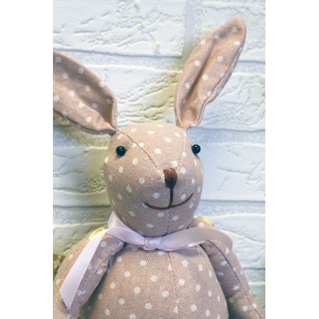 PELUCHE ENCANTADOR CONEJO SET 2  13x18x16CM