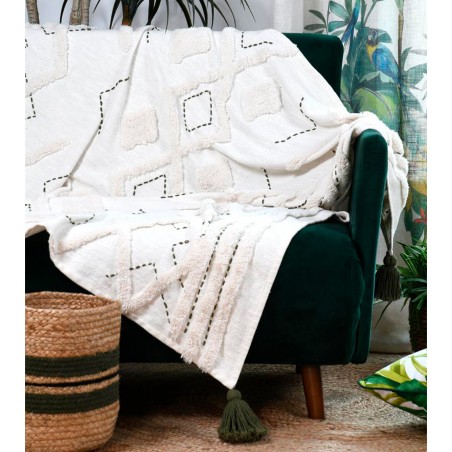PLAID MANTA INVIERNO BALDER ALGODÓN RECICLADO 125X150CM