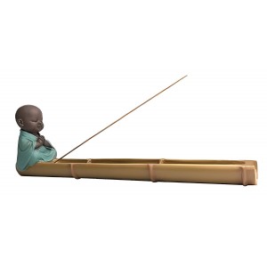SOPORTE INCIENSOS BUDA ZEN 28CM
