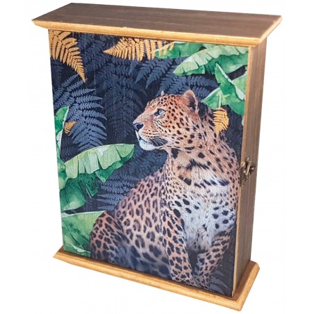 GUARDALLAVES DECORATIVO MDF JUNGLY 20X8X26CM