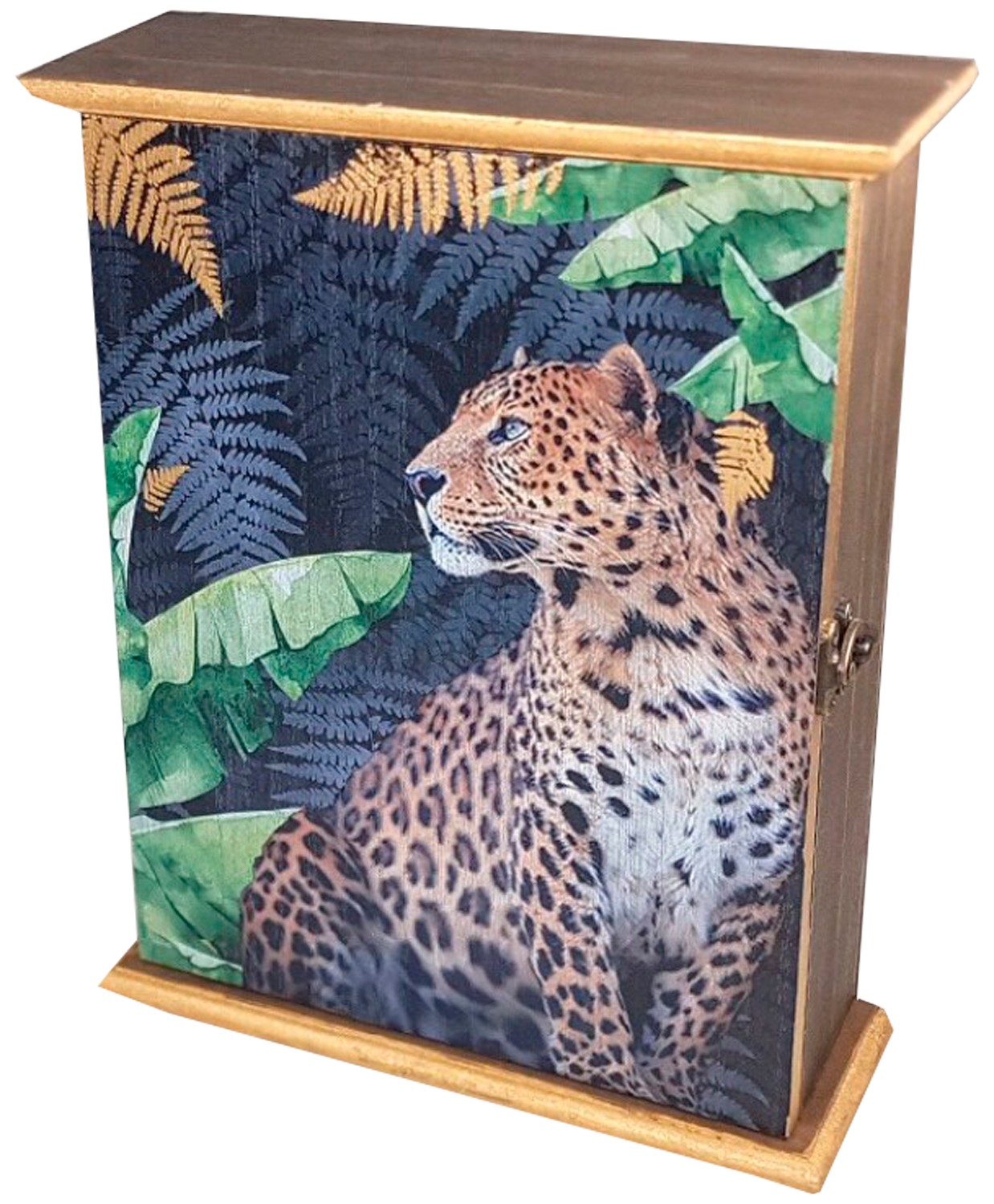 GUARDALLAVES DECORATIVO MDF JUNGLY 20X8X26CM
