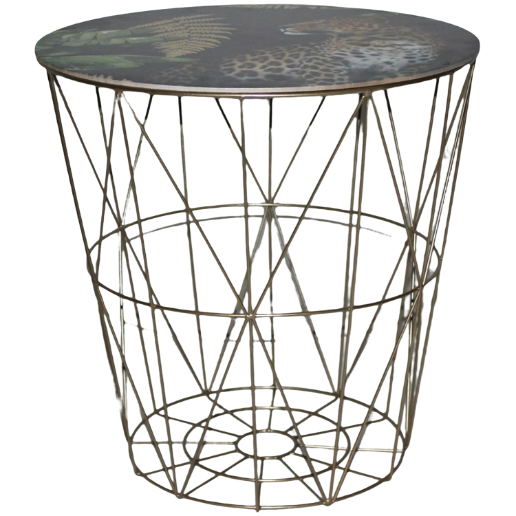 MESA AUXILIAR MDF JUNGLY 40X40X39,5CM
