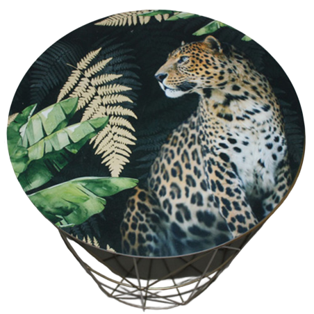 MESA AUXILIAR MDF JUNGLY 40X40X39,5CM