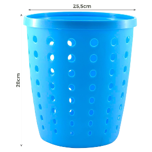 PALERA OFICINA PVC CIRCULAR DOTS 28X25,5CM