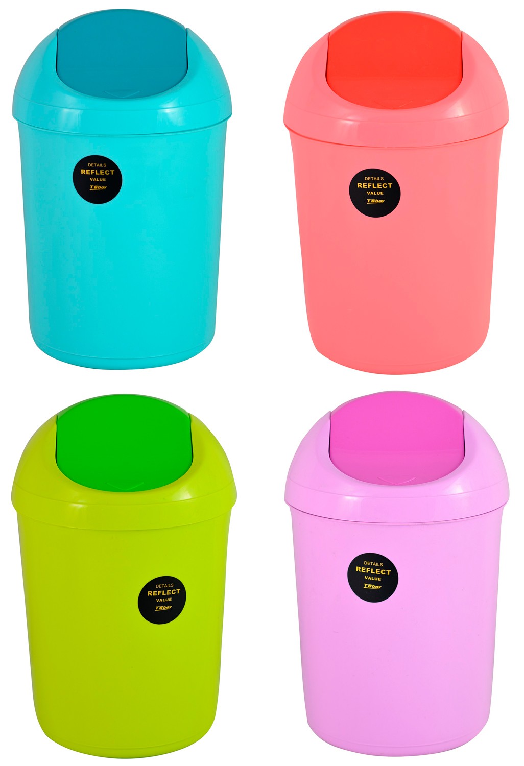 Recycle PVC with cap (34.5x21x14 cm)