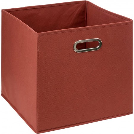 CAJA ALMACENAJE PLEGABLE TERRACOTA 31X31CM