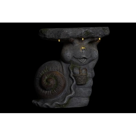 MACETERO DECORATIVO CARACOL MAGENSIA LED 31X22,5X31,3CM