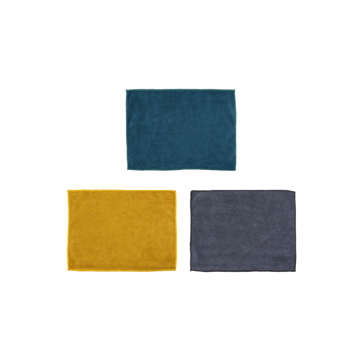 PAÑO MICROFIBRA MULTIUSOS SET 3 30X40CM