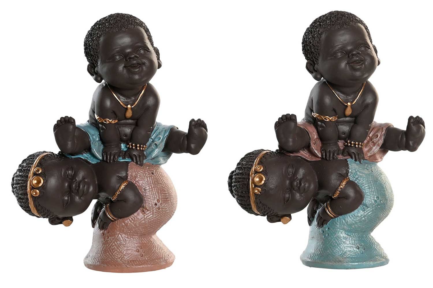 FIGURA AFRICANA JUGANDO...