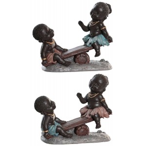 FIGURA AFRICANA BALANCIN 16X7X13CM