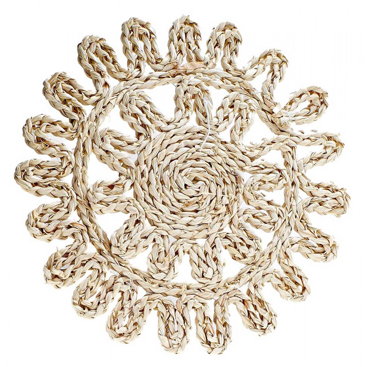 SALVAMANTEL INDIVIDUAL FIBRA MAÍZ NATUR 38CM