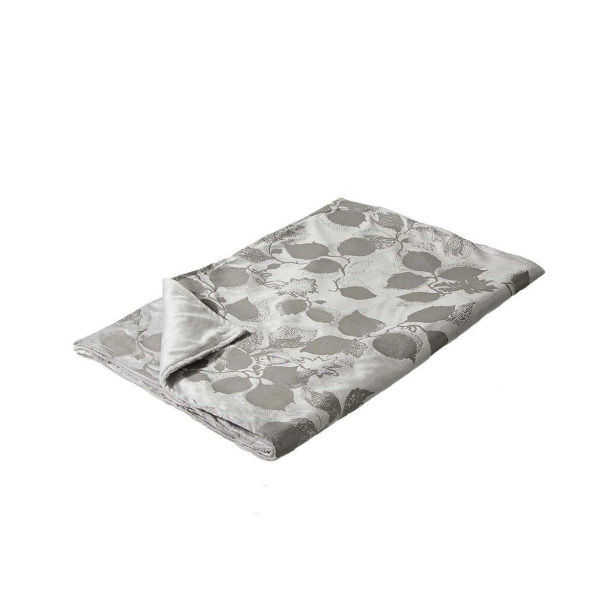 Couverture de canapé gris à motifs (130x170)