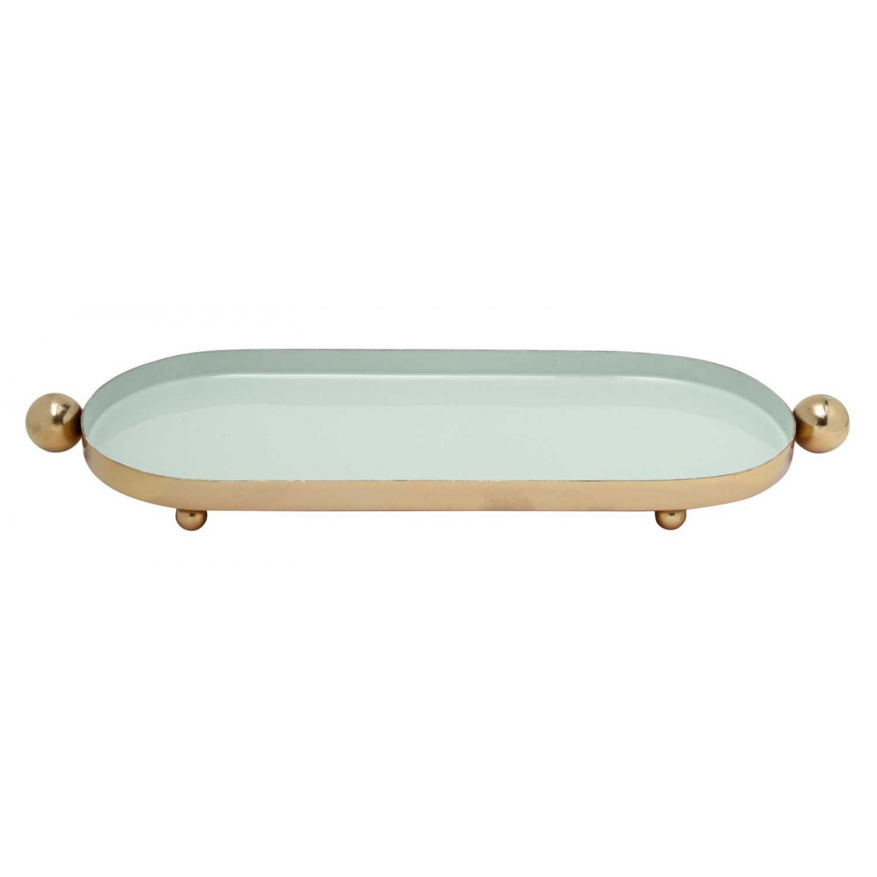 CENTRO DE MESA CLASSIC METÁLICA LACADA 35X13X3CM