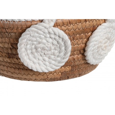 CENTRO DE MESA SEAGRASS CUERDA 32X32X14CM