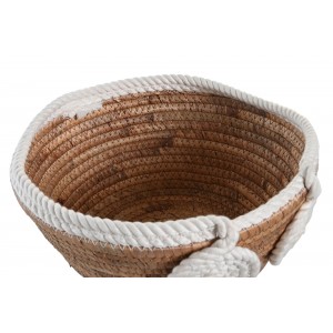CENTRO DE MESA SEAGRASS CUERDA 32X32X14CM