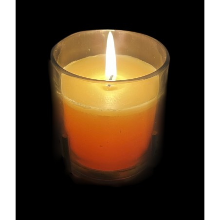 VELA CITRONELA SOPORTE METÁLICO 7X7X12CM 120GR