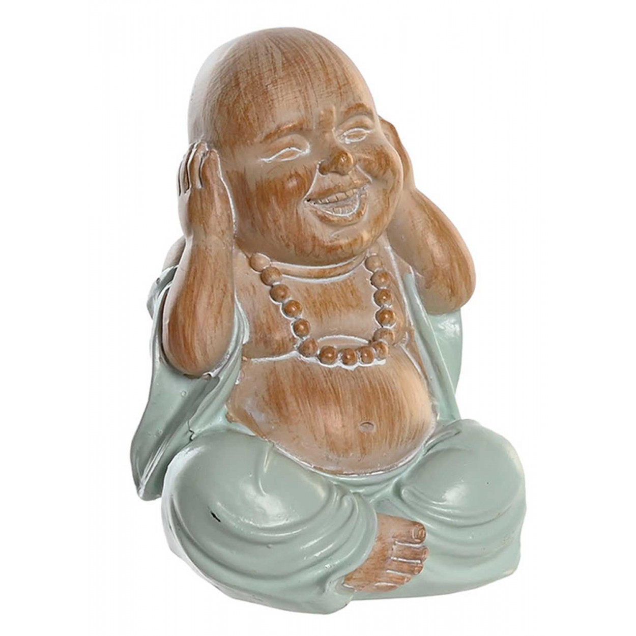 FIGURA BUDA DECORATIVA RESINA 5,5X6X9CM