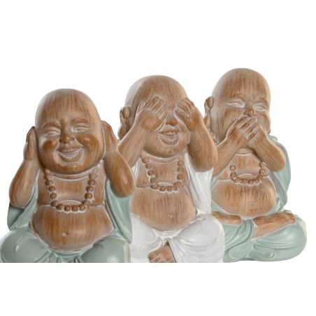 FIGURA BUDA DECORATIVA RESINA 5,5X6X9CM