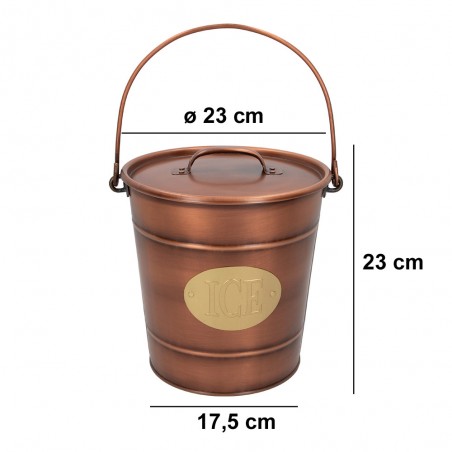 CUBITERA PARA HIELO COPPER ICE 23X23CM
