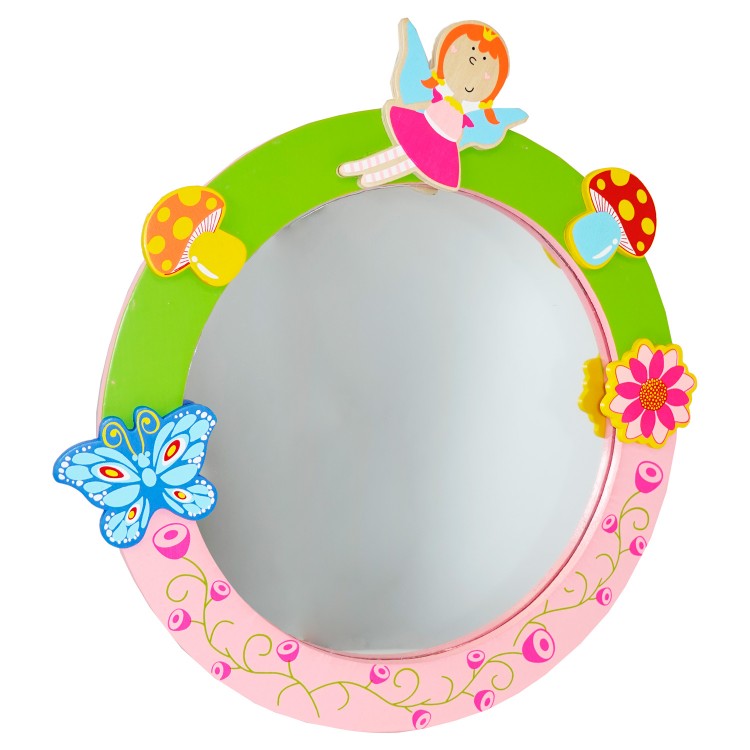 ESPEJO PARED DECORATIVO INFANTIL HADA 25,5CM