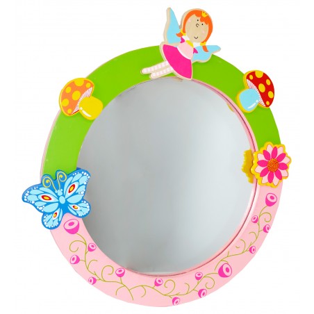 ESPEJO PARED DECORATIVO INFANTIL HADA 25,5CM