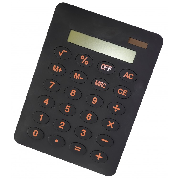 CALCULADORA COLOR NEGRO XL