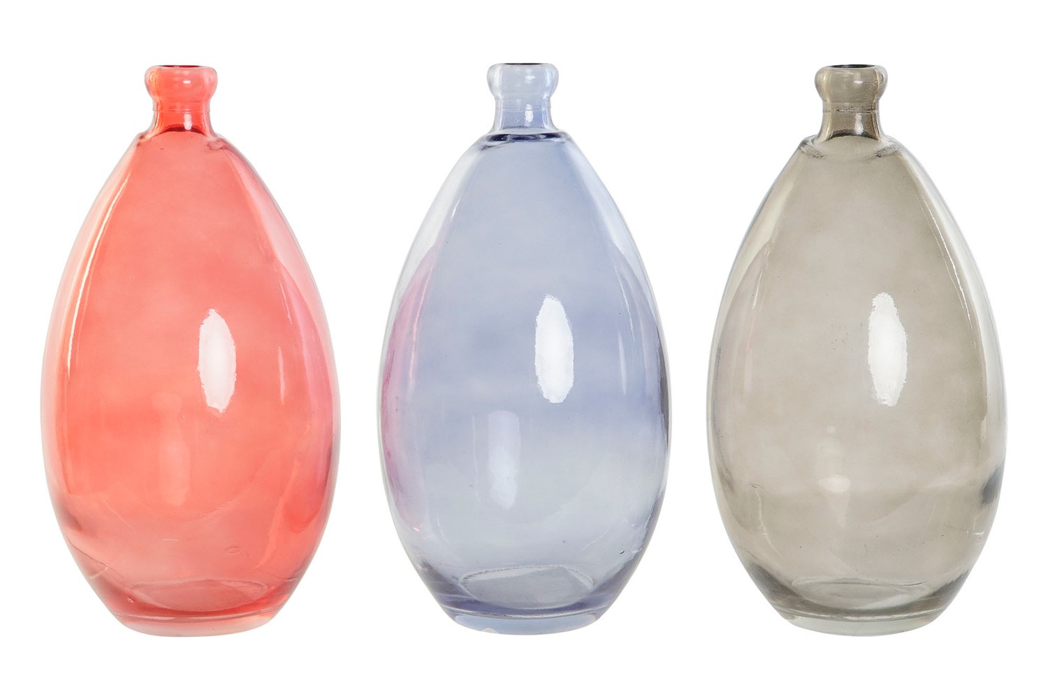 JARRÓN DECORATIVO CRISTAL RECICLADO ORGANIC 14X14X30CM